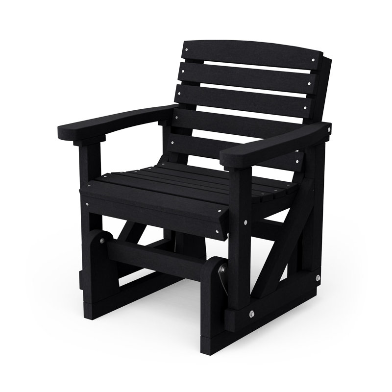 Fauteuil oscillant classique classique, Noir