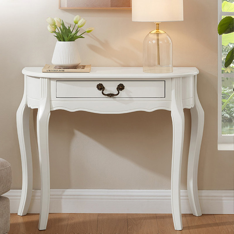 Console Retro, 23.62, Blanc