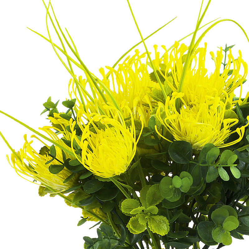 Pièce maîtresse de pivoine en vase, Jaune