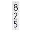 Delaware Modern Personalized Vertical 3-Line Wall Address Plaque-2129071589-2129071588
