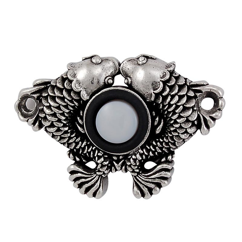 Pollino Push Button, Vintage Pewter