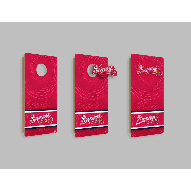 Mini cornhole suspendu Atlanta Braves