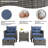 Maddox 2 - Person Patio Conversation Set with Cushions-1668284382-1668284379