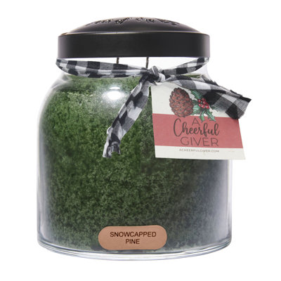 Keepers Snowcapped Pine Scented Jar Candle