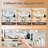 Modern Vanity Desk with Mirror Makeup Dressing Table for Bedroom