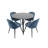 Metzger 4 - Person Patio Dining Set with Round Table