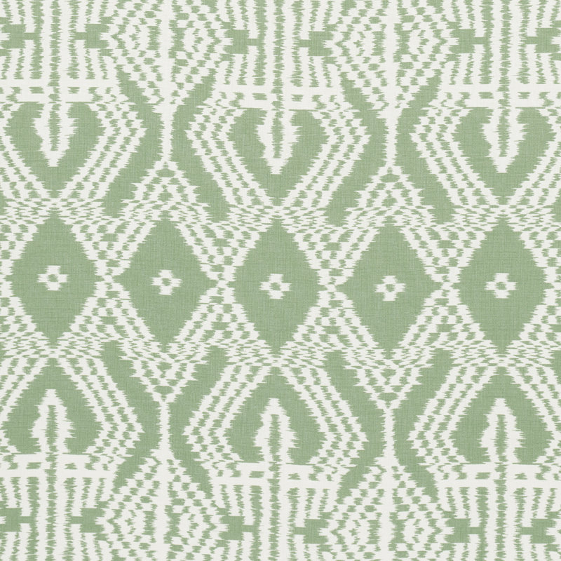 Asaka Ikat Fabric, Green