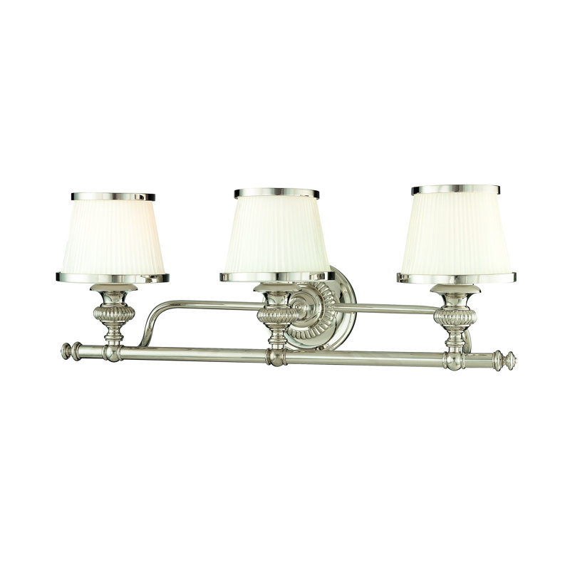 Milton 3 - Light Vanity Light, Polished Nickel