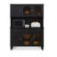 Buffet en bois massif noir-72635711