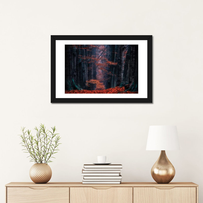 « synapse », impression sur toile, Toile avec cadre noir, H 8 po x l 18 po x P 26 po, Pas de tapis