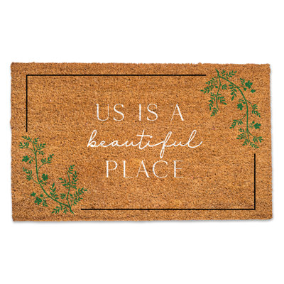 Us Beautiful Place Door Mat