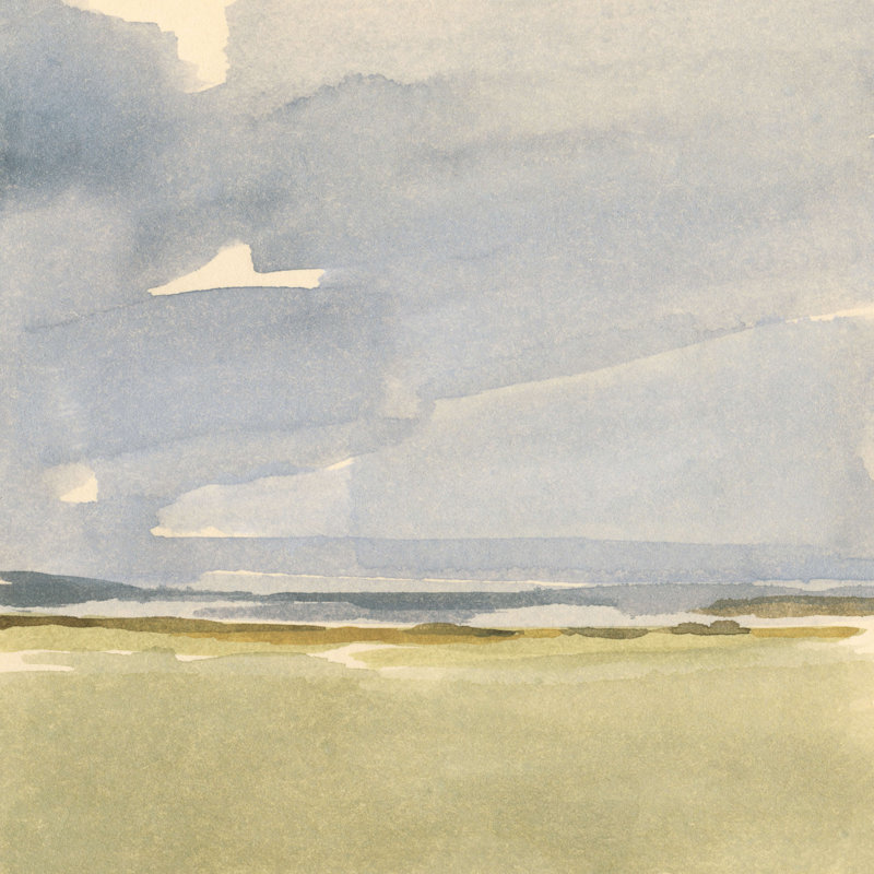 «Distant Boundary I» par Victoria Barnes - impression sur toile tendue, H 12 po x l 12 po x P 1,25 po