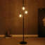 Lampe sur pied 3 lumières à DEL écoénergétique industrielle avec 3 abat-jours en métal 68 po Teardrop-378584049