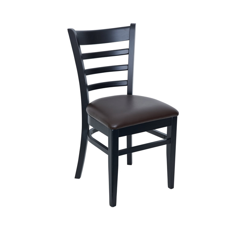Chaise de salle à manger Berkeley, Noir, Brun foncé