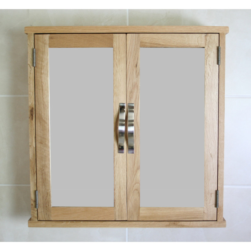 Kelli Solid Wood Surface Mount Mirror Cabinet