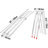 VEVOR Aluminum Foldable 2'' L Van Ramp