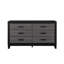 ENSEMBLE DE 5 CHAMBRES GRAND ET NOIR SOLUTO GRIS ET NOIR