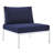 Harmony Sunbrella Outdoor Patio Aluminum Armless Chair by Modway-382017830