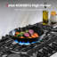 Surface de cuisson au gaz 36 po GASland en émail noir avec 5 brûleurs, grille / plaque chauffante à double face, convertible au gaz naturel / GPL, certifié CSA-126175760