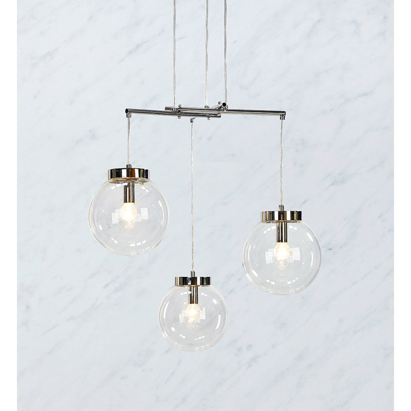 Aleck 3 - Light Geometric Pendant