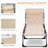 Padded Folding Chaise Lounge Chair-2035809915