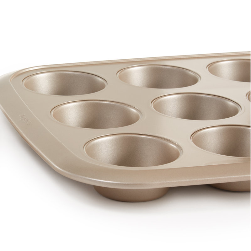 Non-stick Carbon Steel 12-Cup Muffin Pan, 3.25"