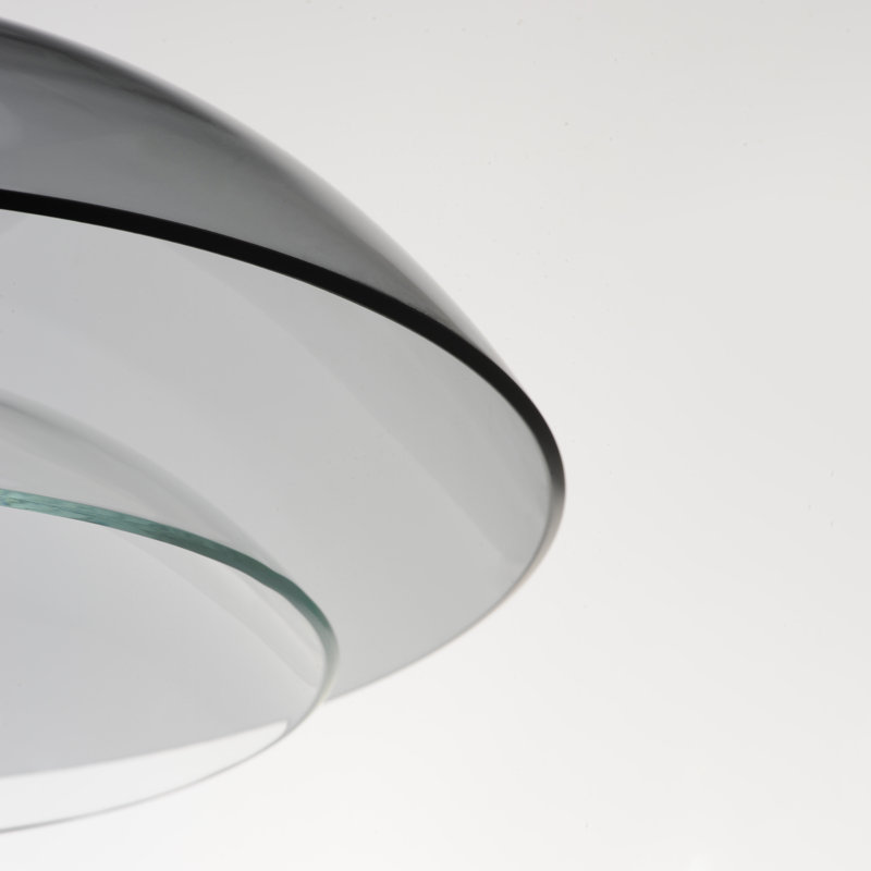 Arya 2 - Light LED Pendant, Black Chrome, Emerald Green/Clear
