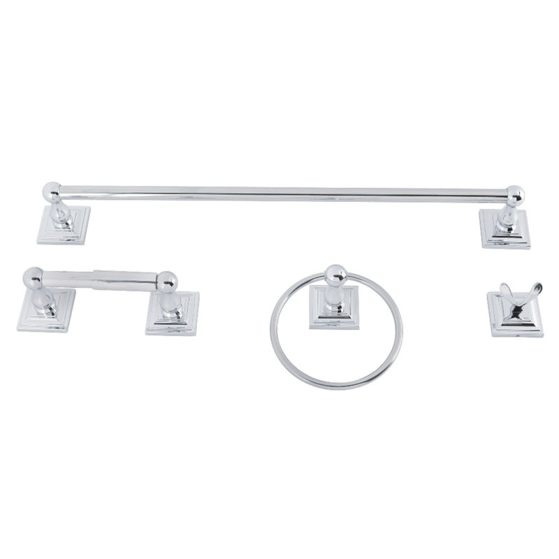 Ensemble d'accessoires de salle de bain barre de serviettes 24 pièces Kingston Brass Serano