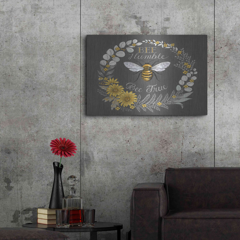«Bee Humble, Bee True» par Deb Strain, H 24 po x l 36 po