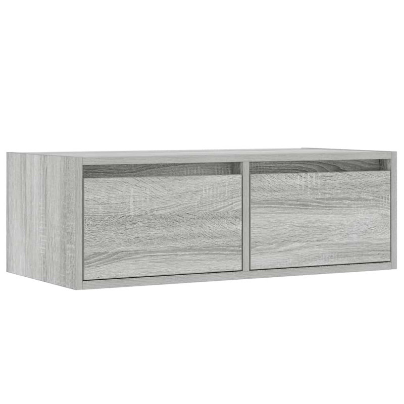 Exuma TV Stand, 25cm H x 75cm L x 35.5cm W, Grey Sonoma