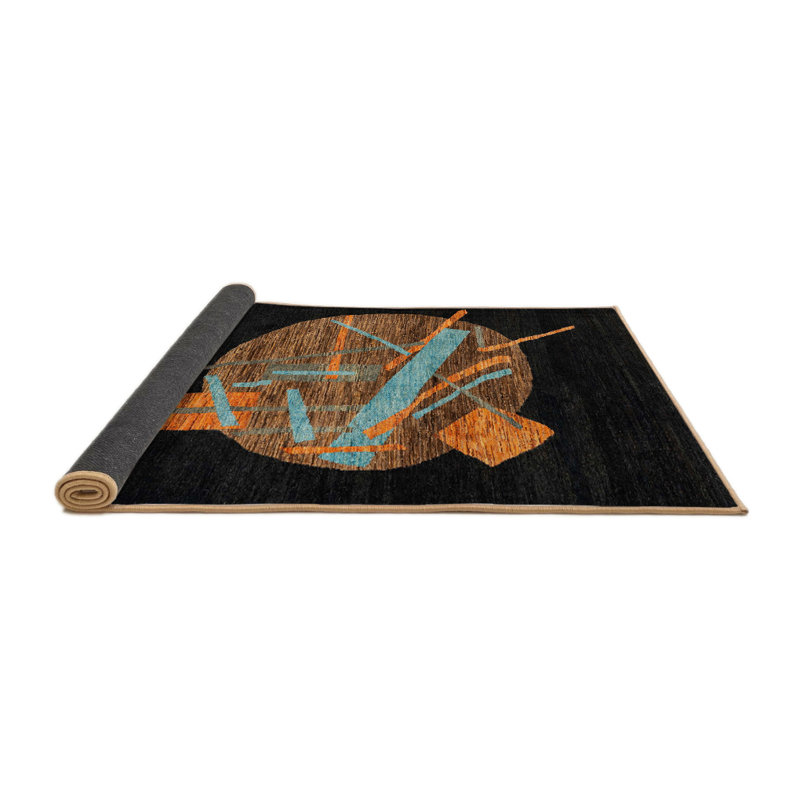 Alyosha Abstract Indoor Rug, Round 7'