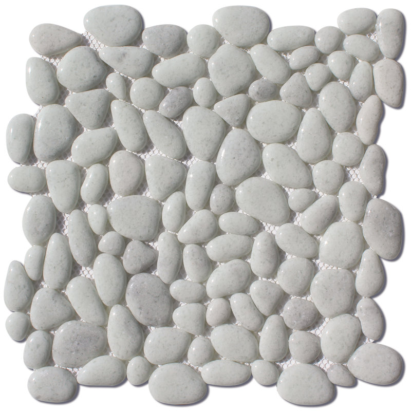 Carrelage mural 12 po x 12 po, Blanc cassé
