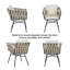 Ensemble de table et chaises Alfresco - gris naturel