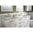Malcom 60'' Double Bathroom Vanity with Marble Top-1946006430