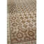 Tapis unique brun, beige et moka des années 1950 de 4 pi 6 po x 7 pi 4 po Konya