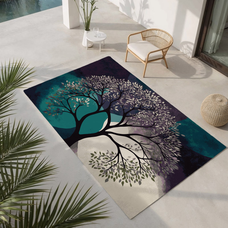 Tapis intérieur et extérieur Twilight, Rectangle 1 pi 6 po x 2 pi 6 po