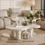 Ensemble de 2 tables basses modernes Modern White