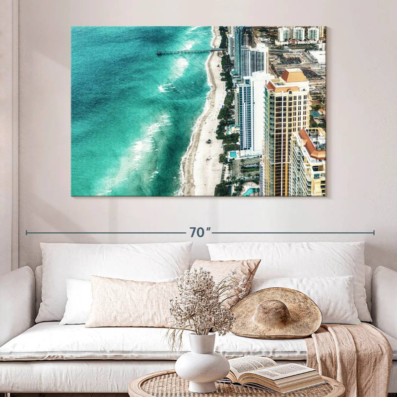 Nicci Miami Beach en été, H 34 po x l 51 po