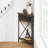 Kempst Corner Accent Cabinet, Farmhouse Corner Side Cabinet with Flip Door Storage, Industrial Triangle Corner Cabinet with Shelf, Rustic Small Space Corner Storage Table for Living Room Bedroom Entryway-2108312729