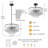 Amiriya 5 - Light Dimmable Tiered Chandelier-2113588754