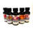 Hosley Set of 5 Assorted Fragrance Warming Oils 55ml Each-Japanese Cherry Blossom, Tropical Fruit, Cranberry Mandarin, Exotic Sandalwood, Rose. Ideal for spa Meditation Bathroom Wellness
