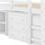 Lit mezzanine double bas avec cabinet-2130900312