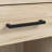 Sihi Nightstand With Drawer, Bedroom Side Table With Storage, Contemporary Design, Natural Elm Finish, Bedside, Furniture