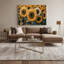 Art mural sur toile Botanical Sunflowers-2019622973