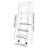 6 Steps Wall Mounted Retractable Ladder-1021329967