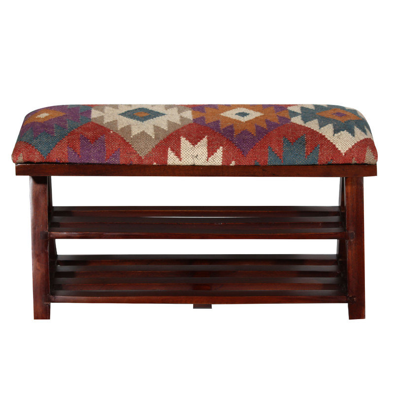 Myo Wool Upholstered Bench