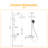 3-Function Shower System Set With Rainfall Showerhead, Handheld Sprayer And Bathtub Spout-117600919