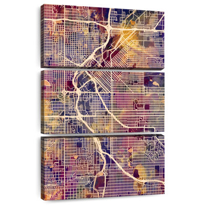 Aliaz Denver Colorado Street Map III