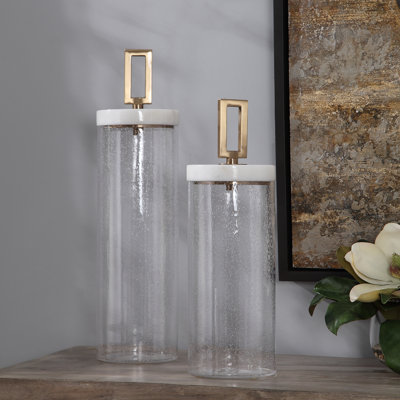 Ilarion Glass Decorative Urns & Jars