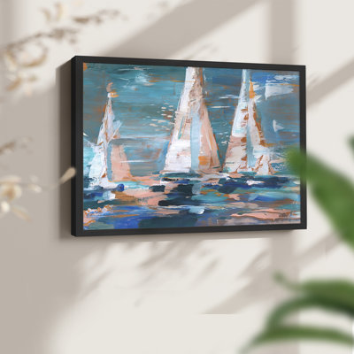 Pop Regatta II -Framed Print - Restickable